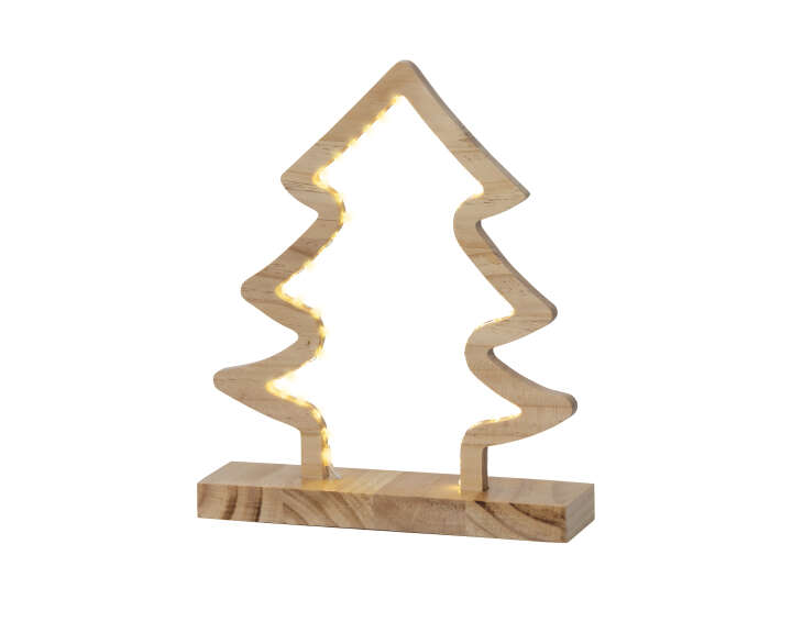 LUMINEO LED Baum Holz
